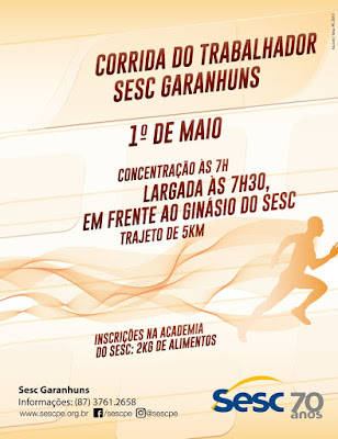 Blog do Carlos Eugênio SESC Garanhuns promove Corrida e Série de Ações