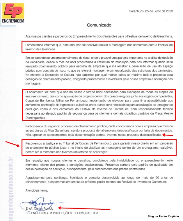 Blog Do Carlos Eug Nio Prefeitura Emite Nota Para Esclarecer