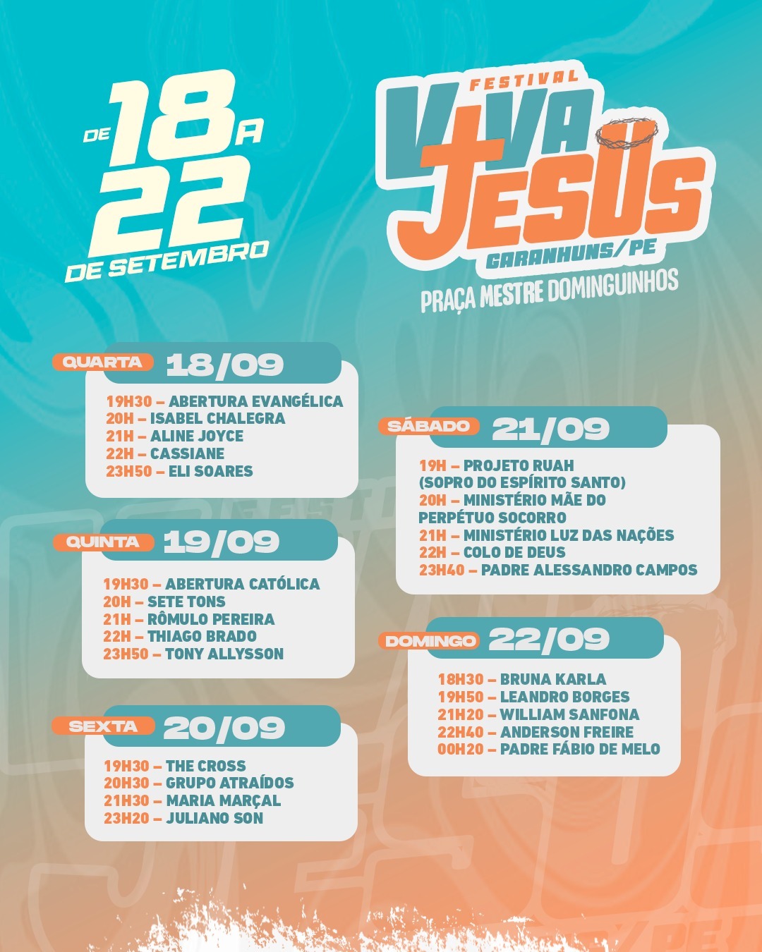 Blog Do Carlos Eug Nio Garanhuns Vivencia Festival Viva Jesus Na